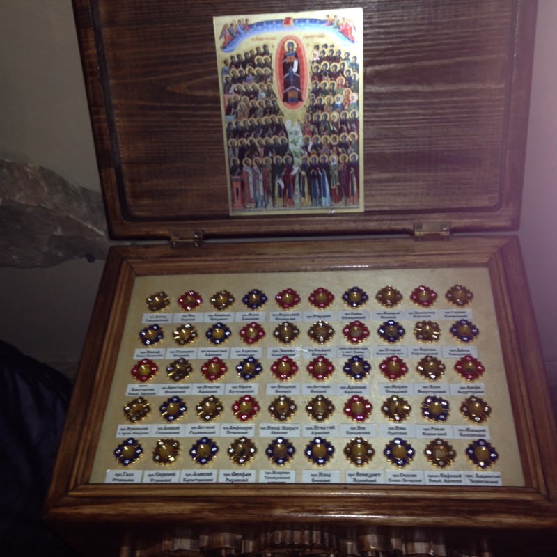 Мощевики святых — преподобных